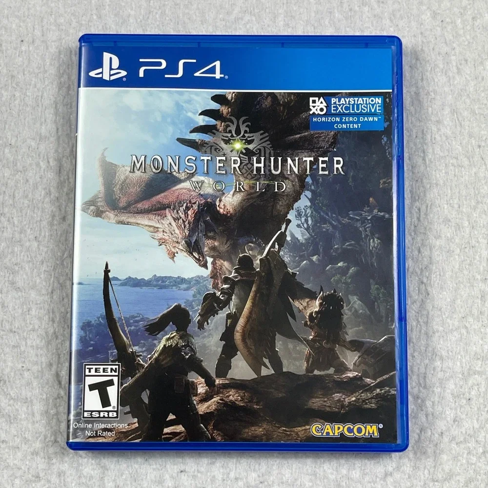 Capcom Monster Hunter World PlayStation 4 Action RPG Video Game Gamer - Picture 1 of 6